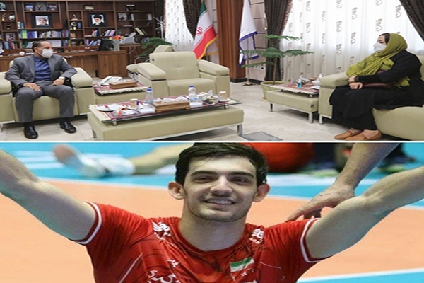 تحویل یک دستگاه آپارتمان به والیبالیست ملی پوش استان