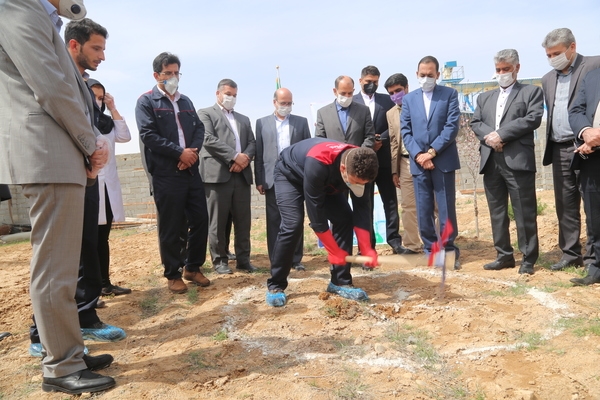 کلنگ زنی واحد تولیدی الکل اتانول در شهرستان شیروان با حضور استاندار