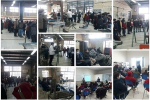 بازدید دانش آموزان مدارس سما از مرکز آموزش فنی و حرفه ای شیروان