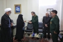 ادای احترام مسئولان ارشد استان به خانواده شهید امنیت