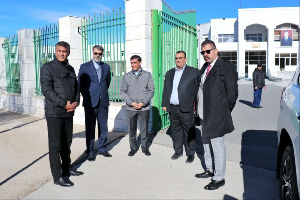 استاندار آخال ترکمنستان وارد خراسان شمالی شد