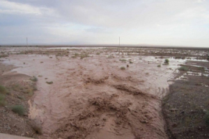 جاری شدن سیل در تعدادی از روستاهای خراسان شمالی